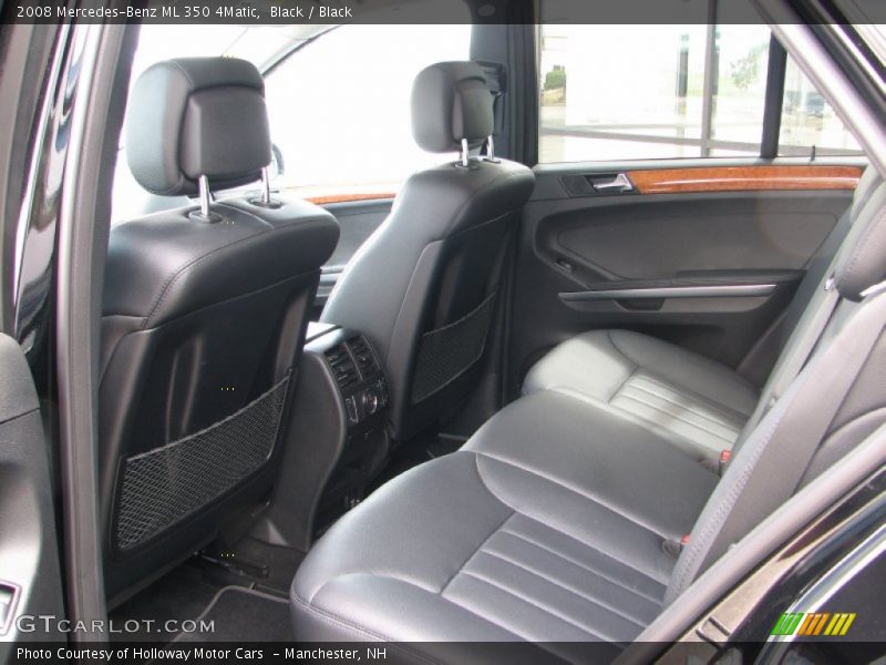 Black / Black 2008 Mercedes-Benz ML 350 4Matic