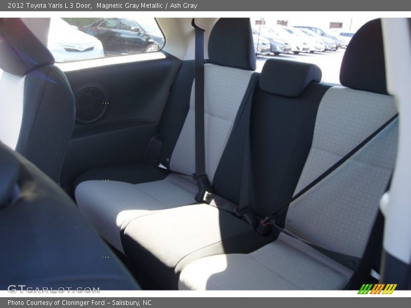 Magnetic Gray Metallic / Ash Gray 2012 Toyota Yaris L 3 Door
