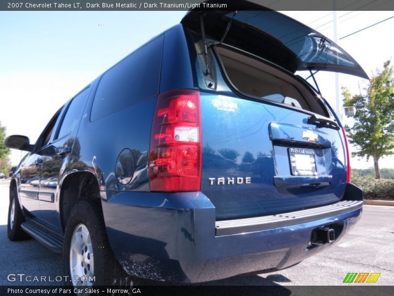 Dark Blue Metallic / Dark Titanium/Light Titanium 2007 Chevrolet Tahoe LT