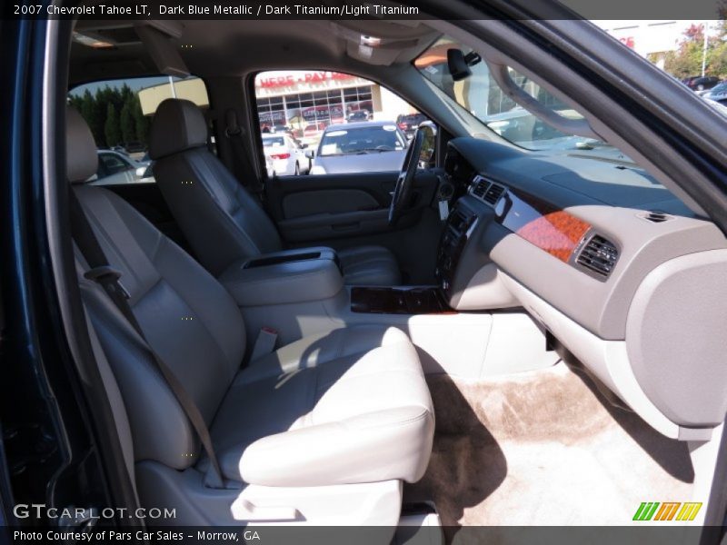 Dark Blue Metallic / Dark Titanium/Light Titanium 2007 Chevrolet Tahoe LT