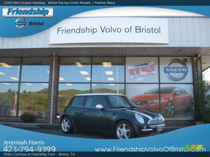 British Racing Green Metallic / Panther Black 2004 Mini Cooper Hardtop
