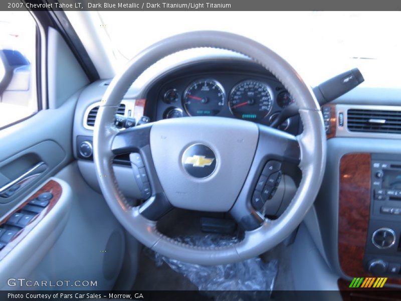 Dark Blue Metallic / Dark Titanium/Light Titanium 2007 Chevrolet Tahoe LT