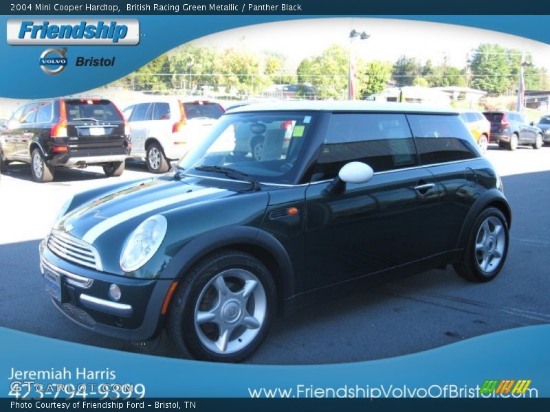 British Racing Green Metallic / Panther Black 2004 Mini Cooper Hardtop