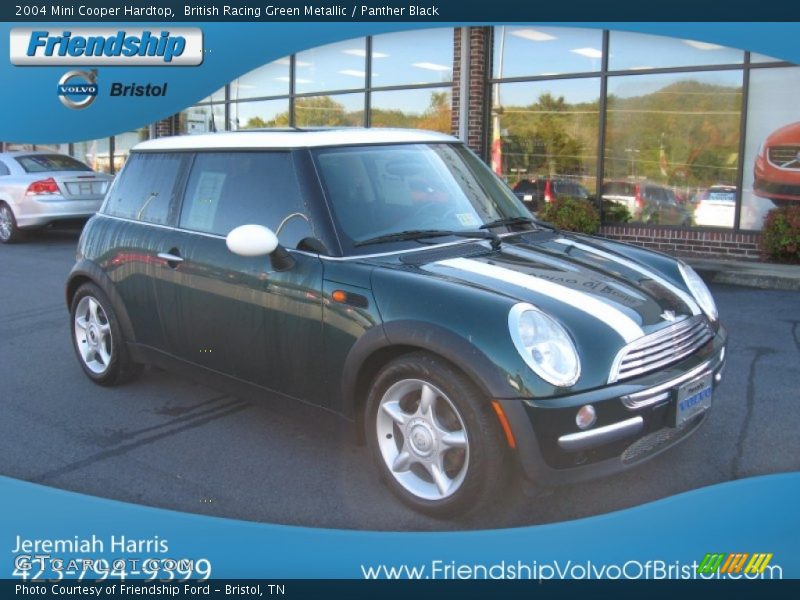British Racing Green Metallic / Panther Black 2004 Mini Cooper Hardtop