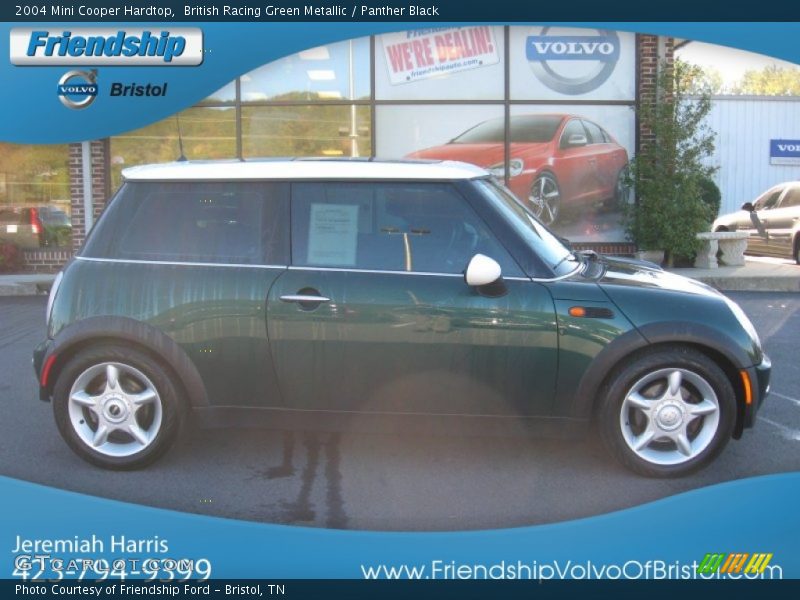 British Racing Green Metallic / Panther Black 2004 Mini Cooper Hardtop