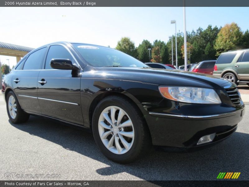 Ebony Black / Beige 2006 Hyundai Azera Limited