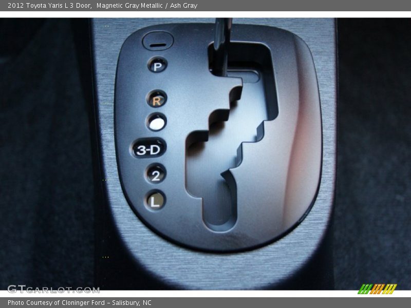 Magnetic Gray Metallic / Ash Gray 2012 Toyota Yaris L 3 Door