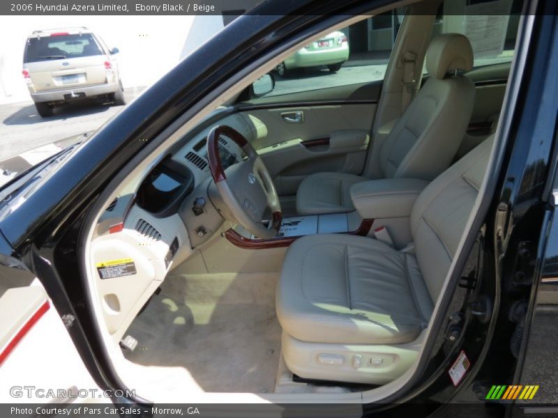Ebony Black / Beige 2006 Hyundai Azera Limited