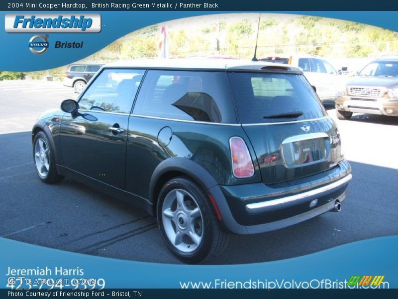 British Racing Green Metallic / Panther Black 2004 Mini Cooper Hardtop