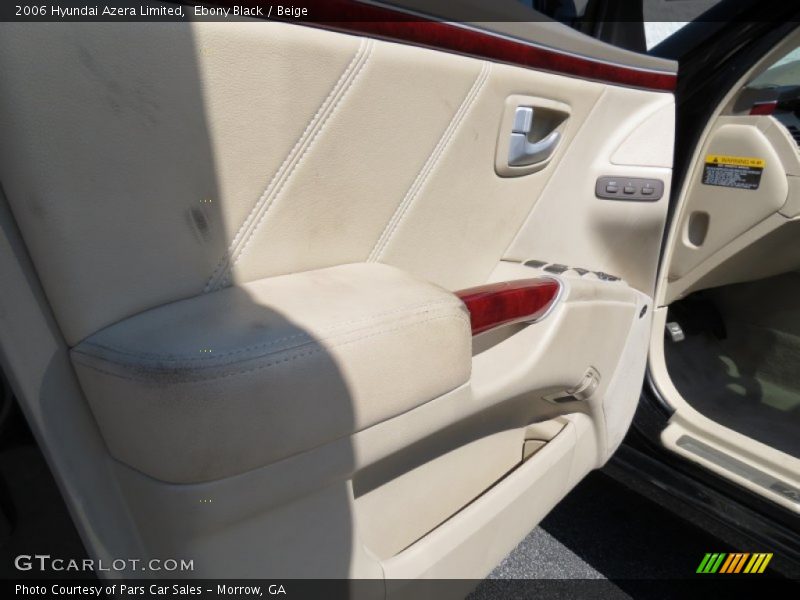 Ebony Black / Beige 2006 Hyundai Azera Limited