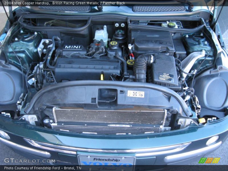 British Racing Green Metallic / Panther Black 2004 Mini Cooper Hardtop