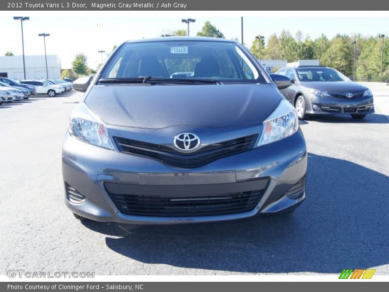 Magnetic Gray Metallic / Ash Gray 2012 Toyota Yaris L 3 Door