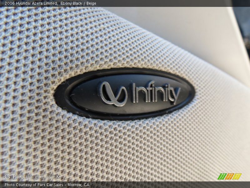 Ebony Black / Beige 2006 Hyundai Azera Limited