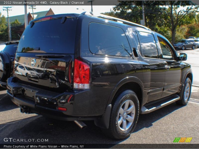 Galaxy Black / Charcoal 2012 Nissan Armada SV 4WD