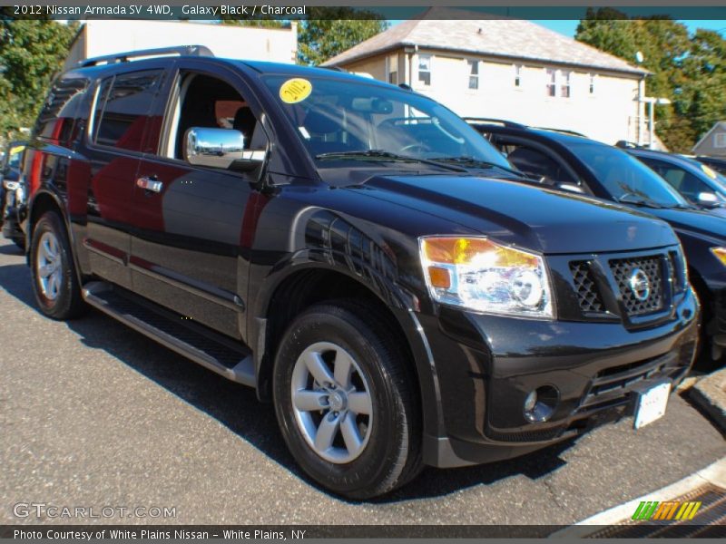 Galaxy Black / Charcoal 2012 Nissan Armada SV 4WD