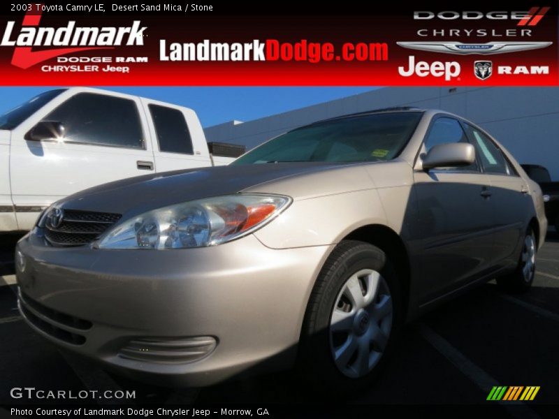 Desert Sand Mica / Stone 2003 Toyota Camry LE