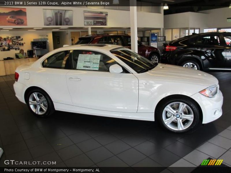  2013 1 Series 128i Coupe Alpine White