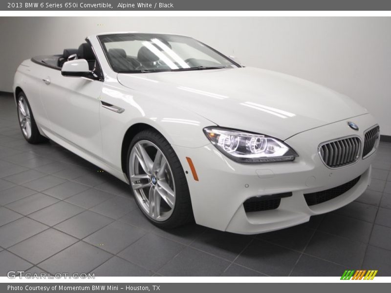 Front 3/4 View of 2013 6 Series 650i Convertible