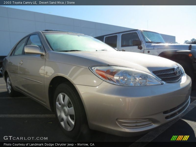 Desert Sand Mica / Stone 2003 Toyota Camry LE
