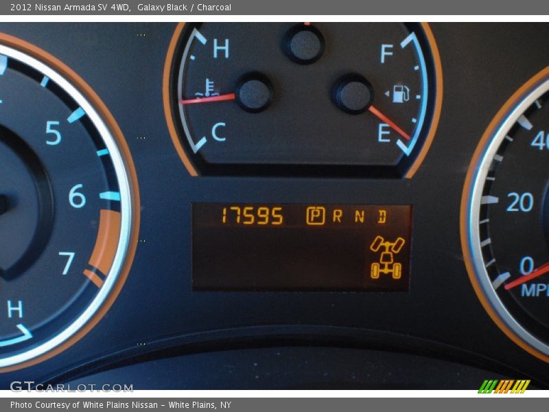 Galaxy Black / Charcoal 2012 Nissan Armada SV 4WD