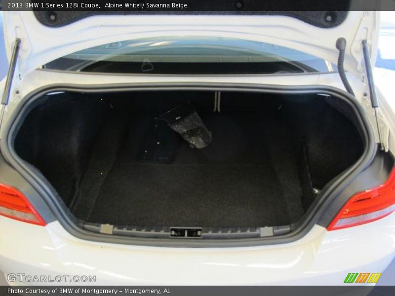  2013 1 Series 128i Coupe Trunk