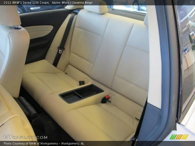 Rear Seat of 2013 1 Series 128i Coupe