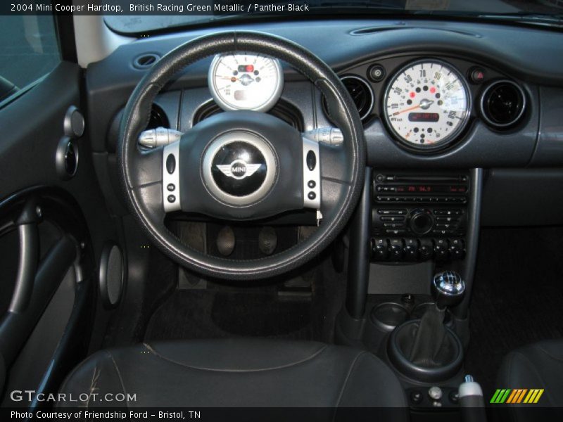 British Racing Green Metallic / Panther Black 2004 Mini Cooper Hardtop
