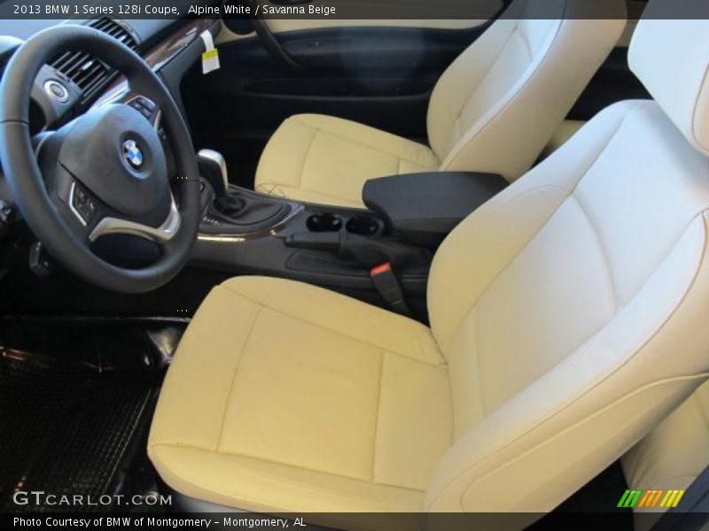 Front Seat of 2013 1 Series 128i Coupe