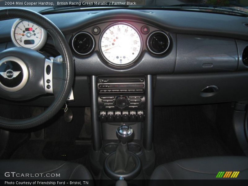 British Racing Green Metallic / Panther Black 2004 Mini Cooper Hardtop