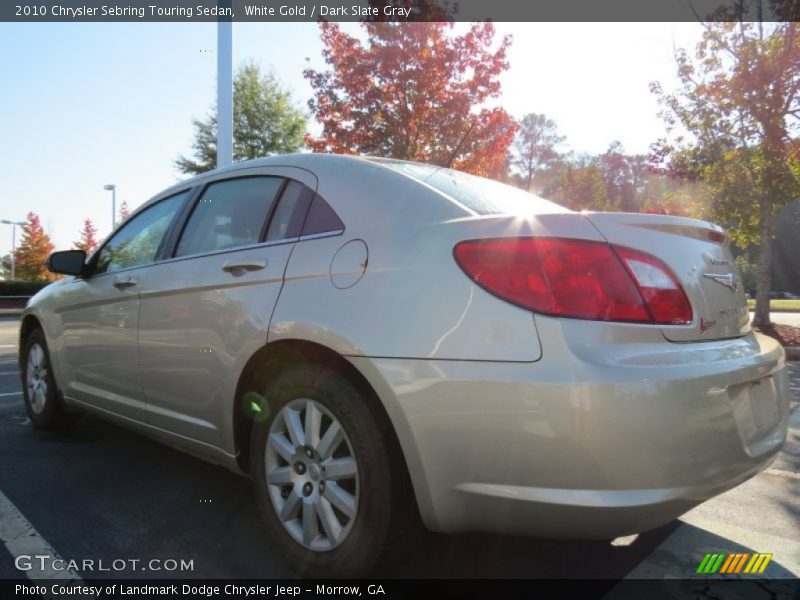 White Gold / Dark Slate Gray 2010 Chrysler Sebring Touring Sedan