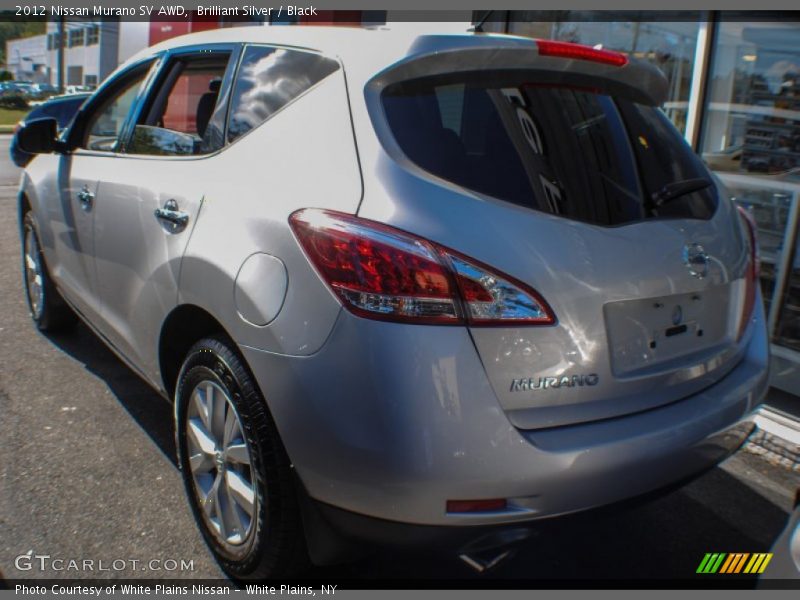 Brilliant Silver / Black 2012 Nissan Murano SV AWD
