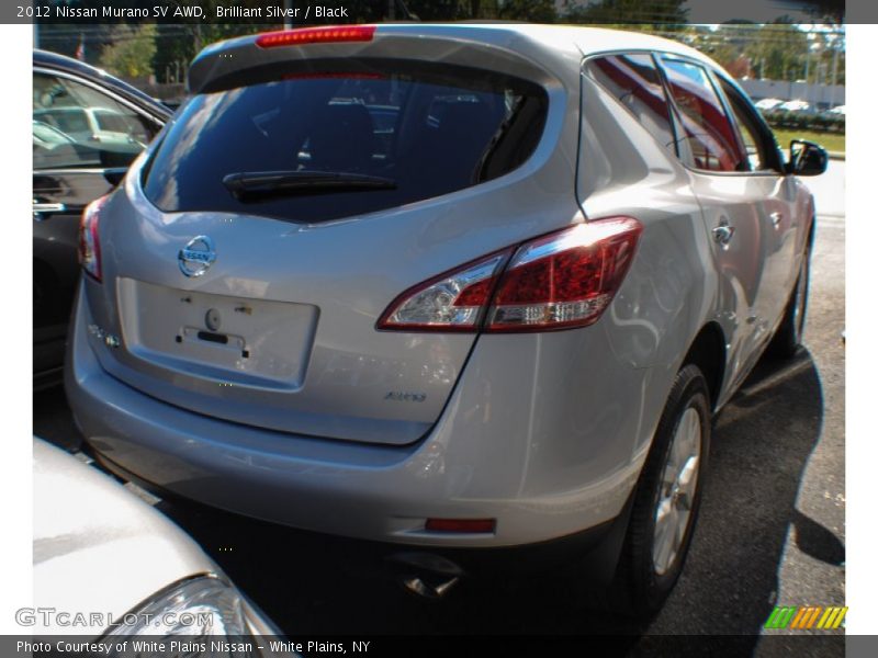 Brilliant Silver / Black 2012 Nissan Murano SV AWD