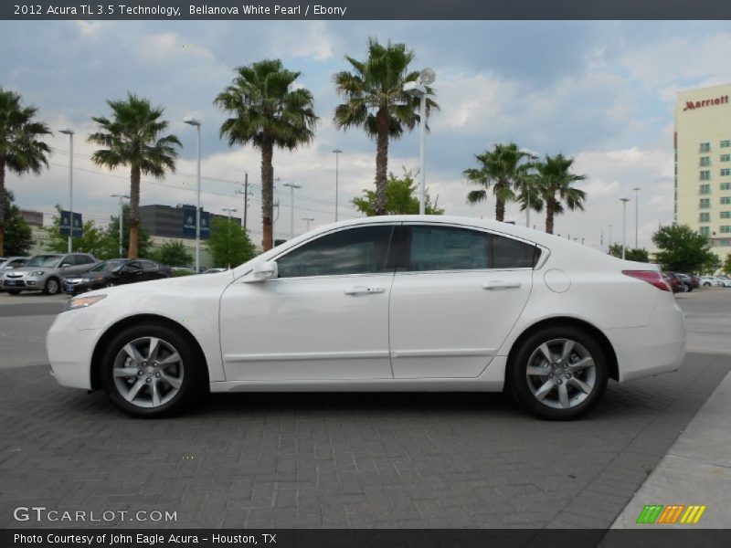 Bellanova White Pearl / Ebony 2012 Acura TL 3.5 Technology
