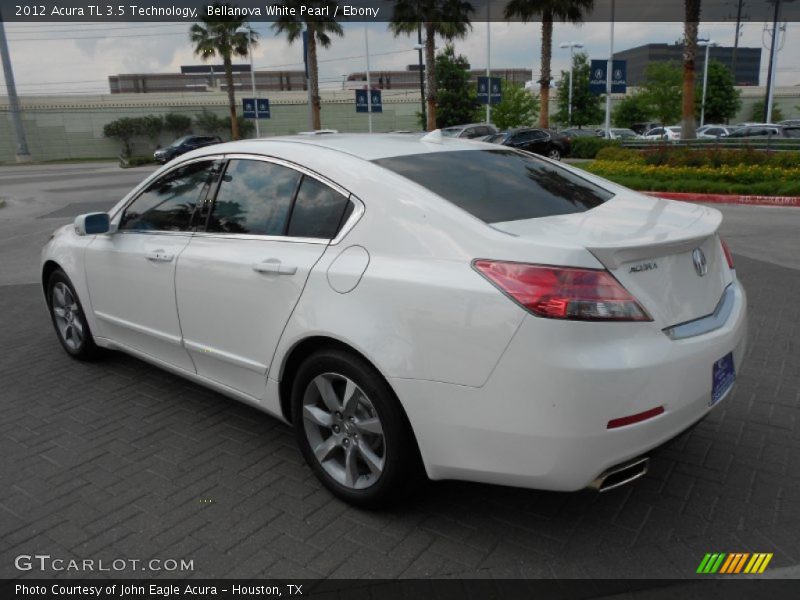 Bellanova White Pearl / Ebony 2012 Acura TL 3.5 Technology