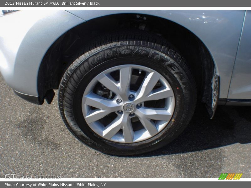 Brilliant Silver / Black 2012 Nissan Murano SV AWD