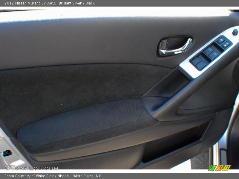 Brilliant Silver / Black 2012 Nissan Murano SV AWD