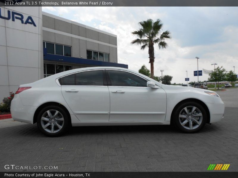 Bellanova White Pearl / Ebony 2012 Acura TL 3.5 Technology