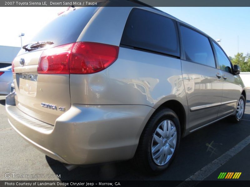 Desert Sand Mica / Taupe 2007 Toyota Sienna LE