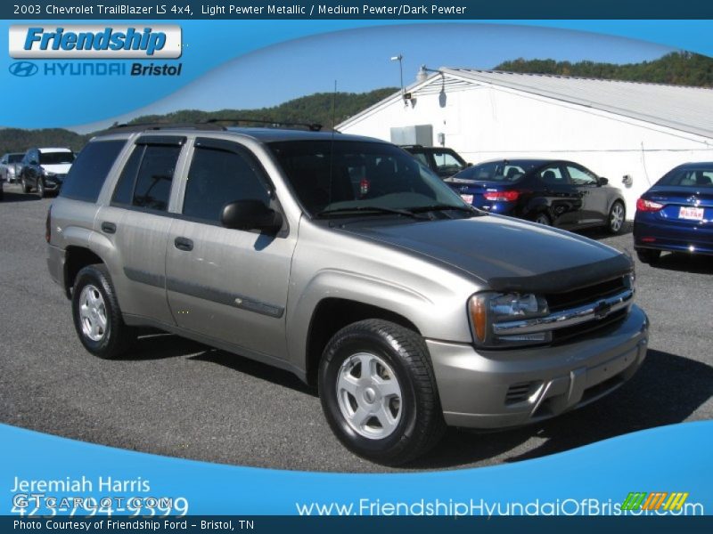 Light Pewter Metallic / Medium Pewter/Dark Pewter 2003 Chevrolet TrailBlazer LS 4x4