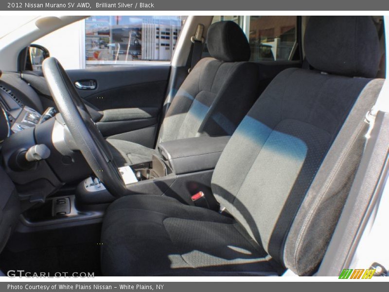 Brilliant Silver / Black 2012 Nissan Murano SV AWD