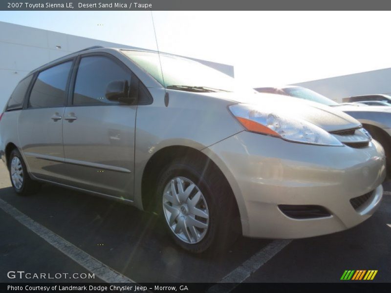 Desert Sand Mica / Taupe 2007 Toyota Sienna LE