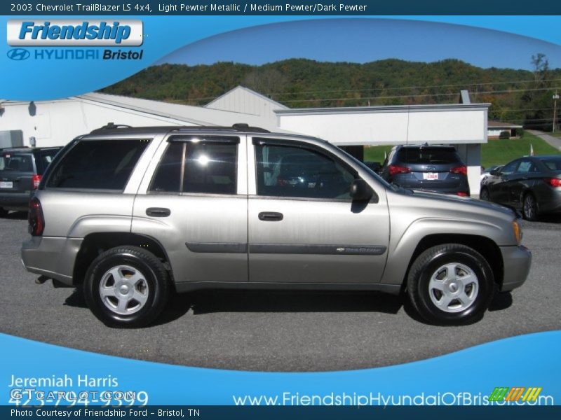 Light Pewter Metallic / Medium Pewter/Dark Pewter 2003 Chevrolet TrailBlazer LS 4x4