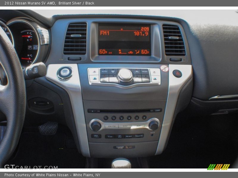 Brilliant Silver / Black 2012 Nissan Murano SV AWD