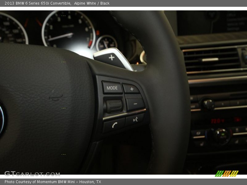 Alpine White / Black 2013 BMW 6 Series 650i Convertible