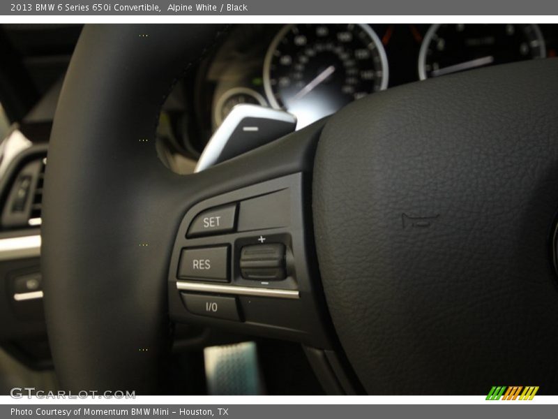Alpine White / Black 2013 BMW 6 Series 650i Convertible