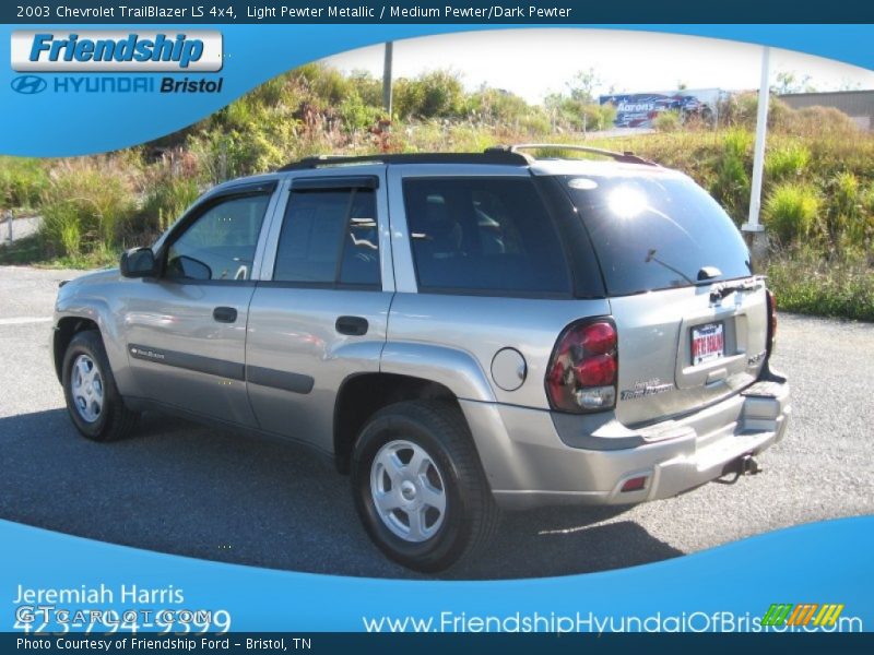 Light Pewter Metallic / Medium Pewter/Dark Pewter 2003 Chevrolet TrailBlazer LS 4x4
