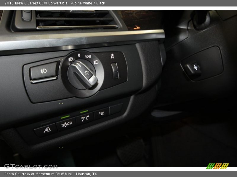 Controls of 2013 6 Series 650i Convertible