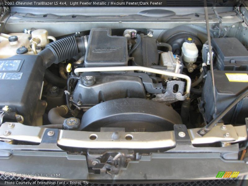 Light Pewter Metallic / Medium Pewter/Dark Pewter 2003 Chevrolet TrailBlazer LS 4x4