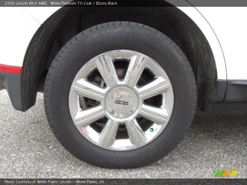 White Platinum Tri Coat / Ebony Black 2009 Lincoln MKX AWD