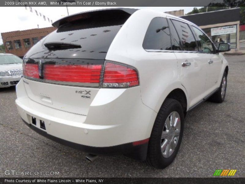 White Platinum Tri Coat / Ebony Black 2009 Lincoln MKX AWD